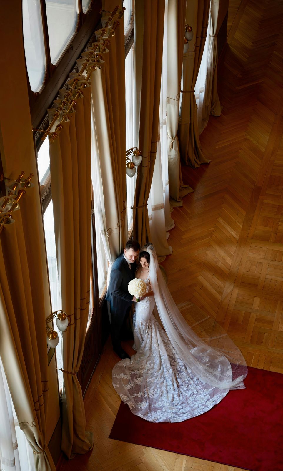 Jake and Zeina, from above
